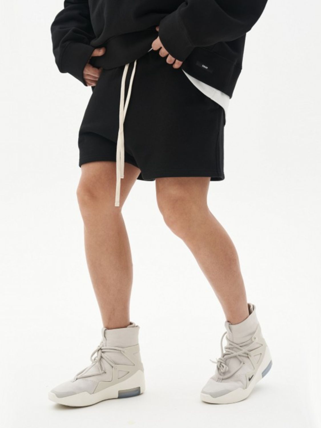 Men's Plus Size Drawstring Versatile Sweatshorts
