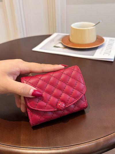 PU Leather Solid Color Wallet - Clothes For Her Online Store