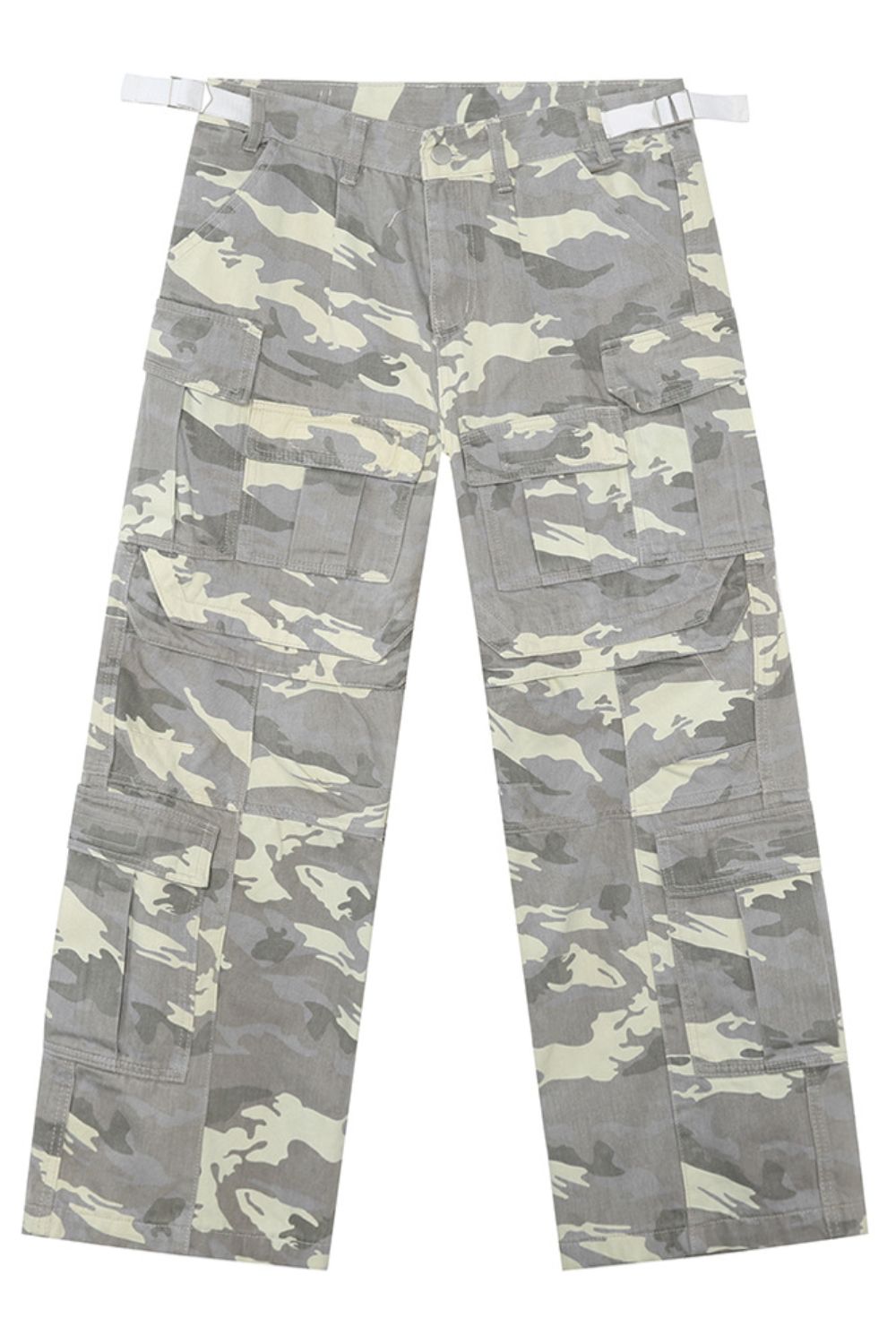 Men's Camouflage Straight Cargo Jeans - Clothes For Her Online Store