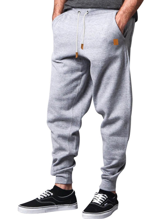 Men's Full Size Drawstring Pants Plus Size