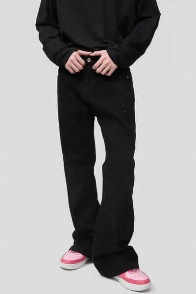 Mid Rise Jeans with Pockets - Clothes For Her Online Store