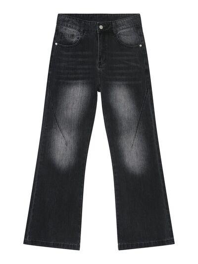 Men's Mid Rise Jeans with Pockets - Clothes For Her Online Store