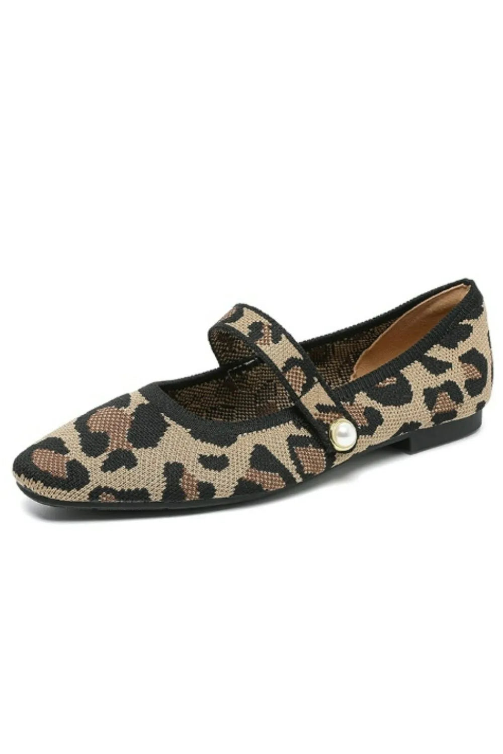 Square Toe Block Heels Loafers
