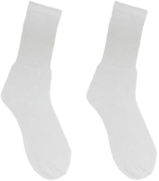 Cotton Plus Men's Crew Socks - Grey, 10-13, 3 Pack