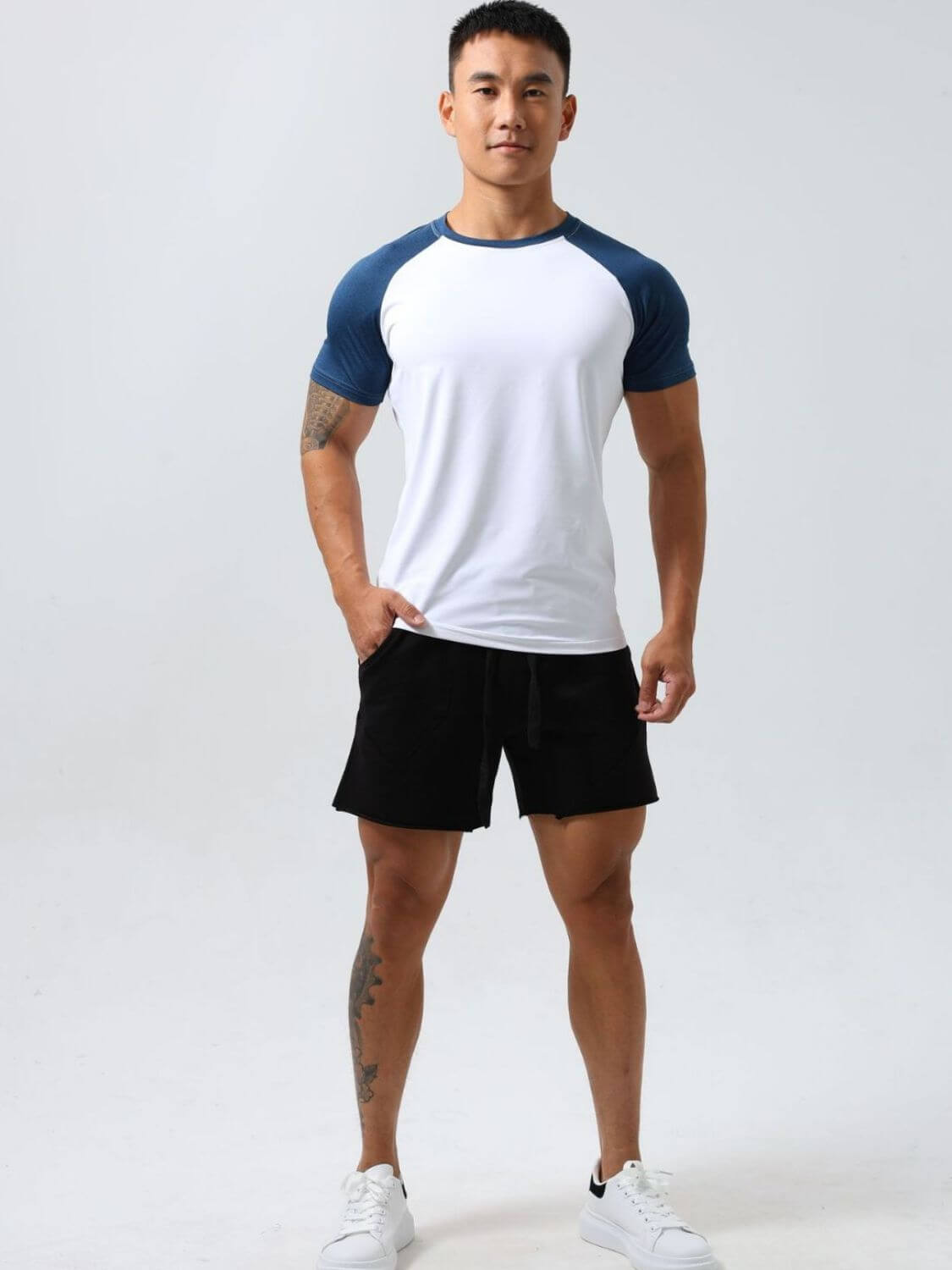 Men's Plus Size Round Neck Short Sleeve T-Shirt