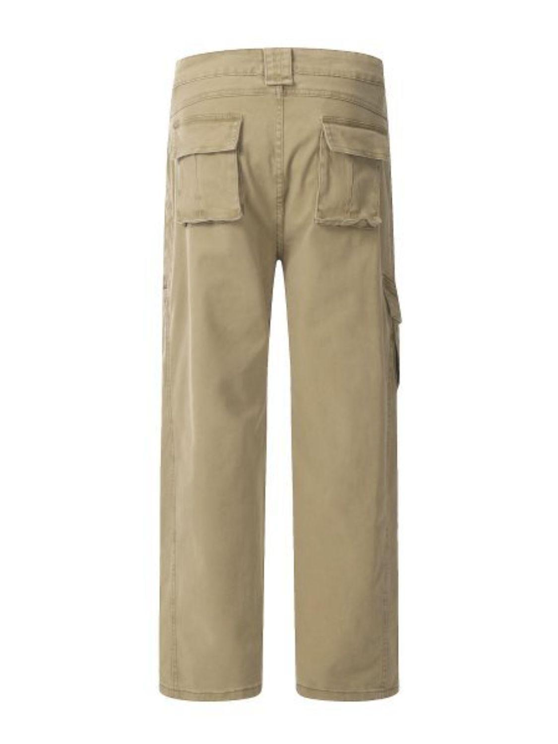 Men's Straight Leg Cargo Pants - Clothes For Her Online Store