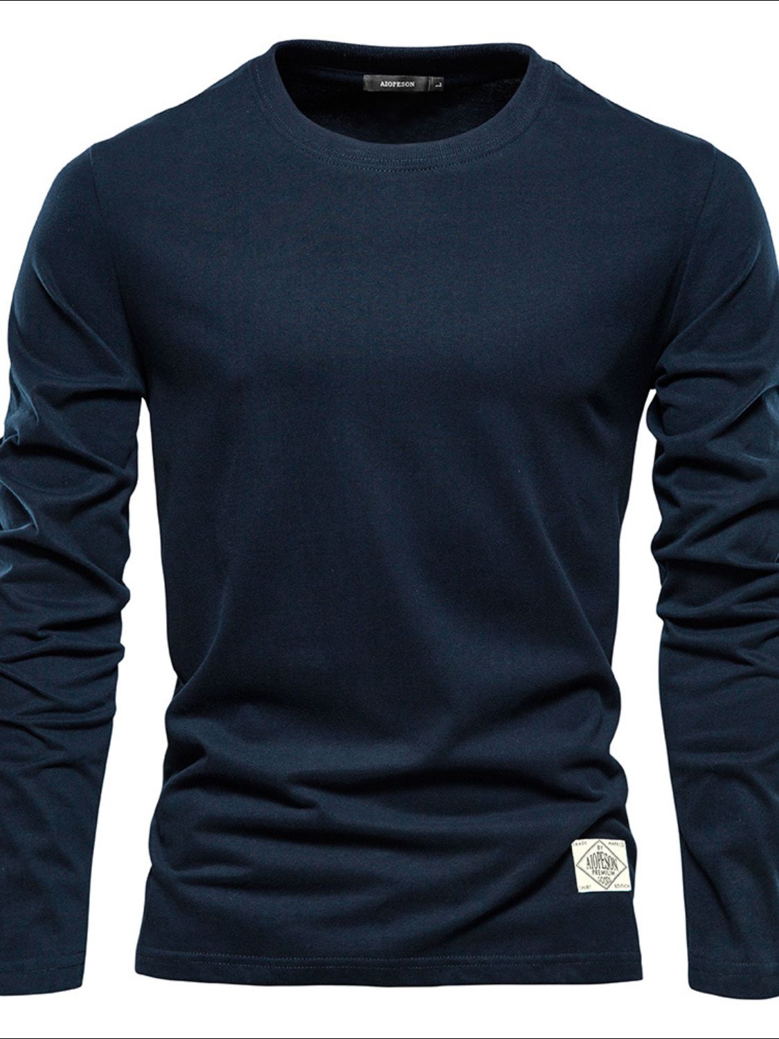 Men's Round Neck Long Sleeve T-Shirt