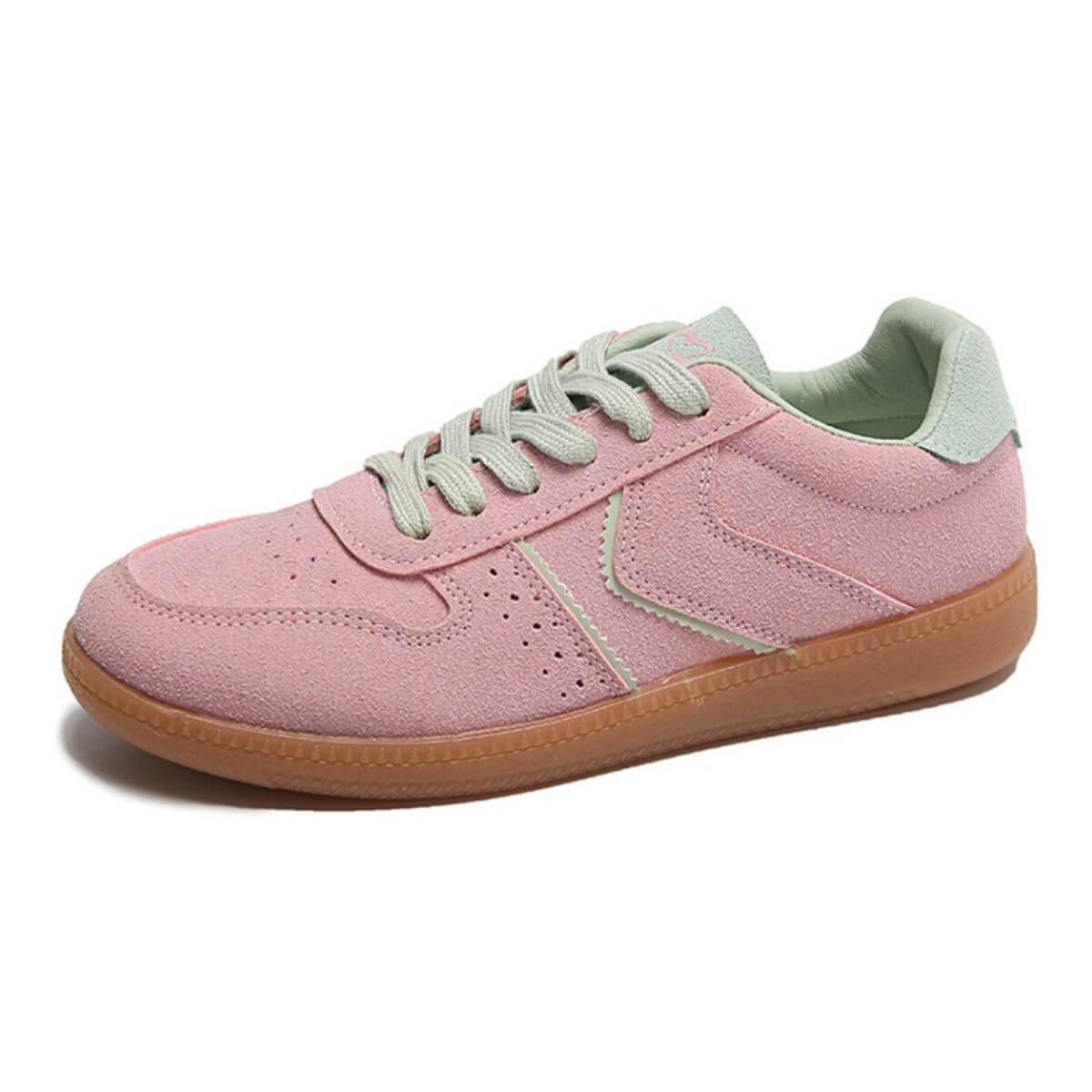 Round Toe Lace Up Sneakers