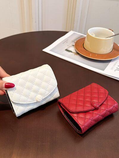 PU Leather Solid Color Wallet - Clothes For Her Online Store