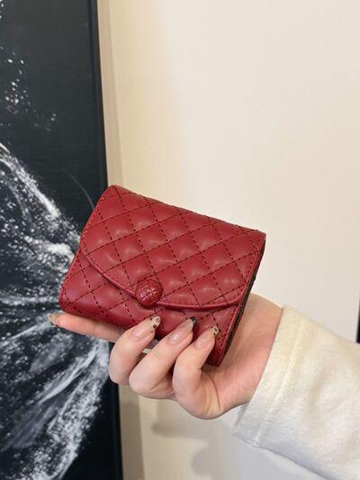 PU Leather Solid Color Wallet - Clothes For Her Online Store