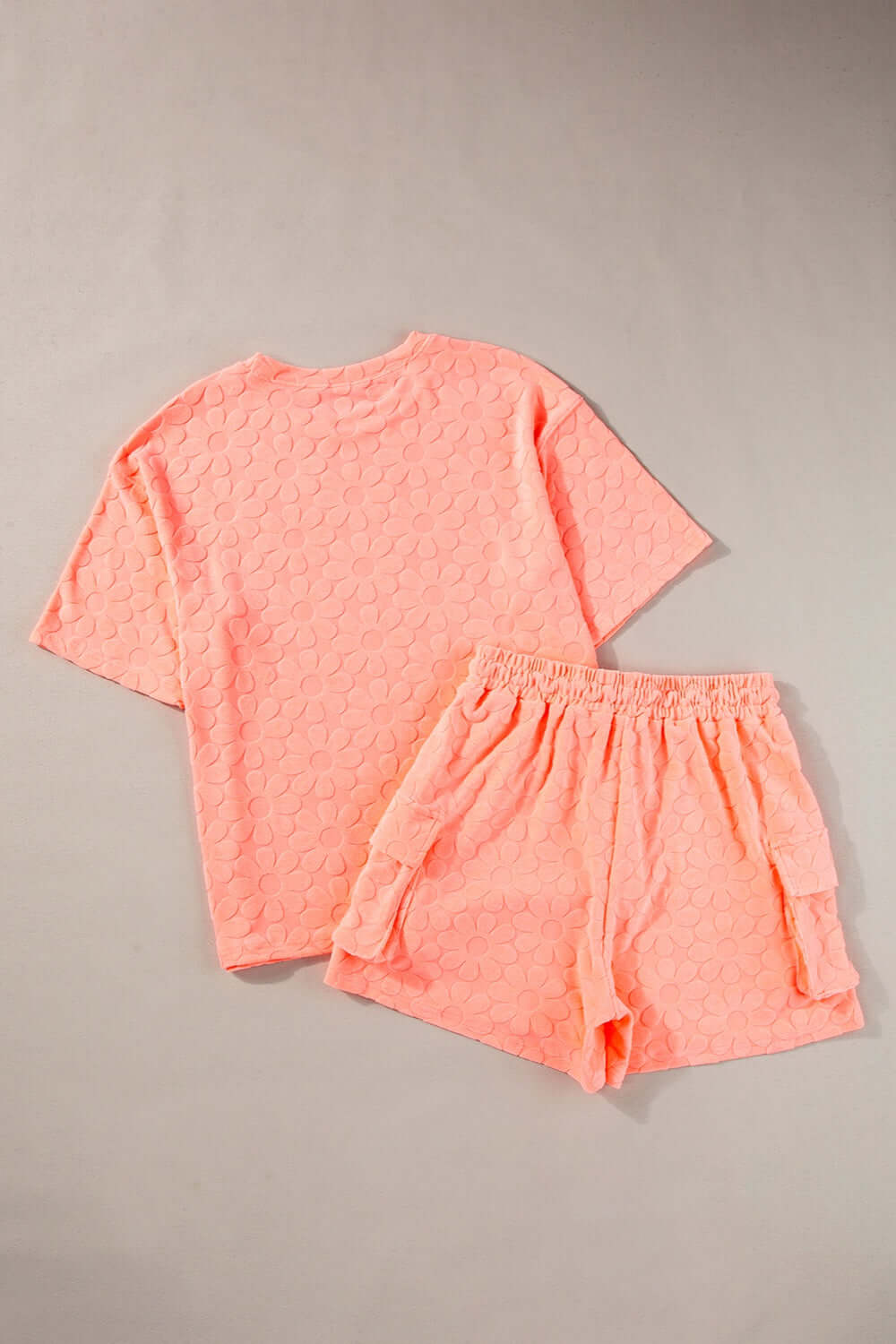 Round Neck Half Sleeve Top and Shorts Set - Clothes For Her Online Store