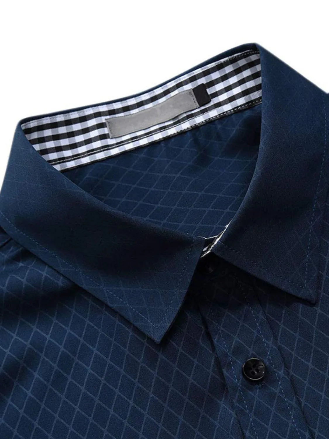 Men's Collared Neck Short Sleeve Shirt