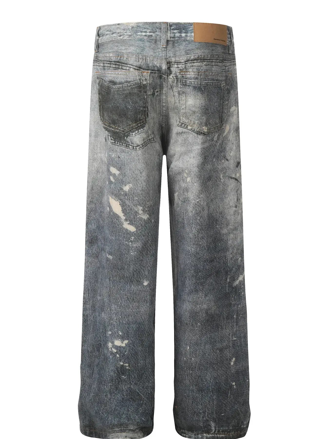 Men's Vintage Wide Leg Denim Jeans