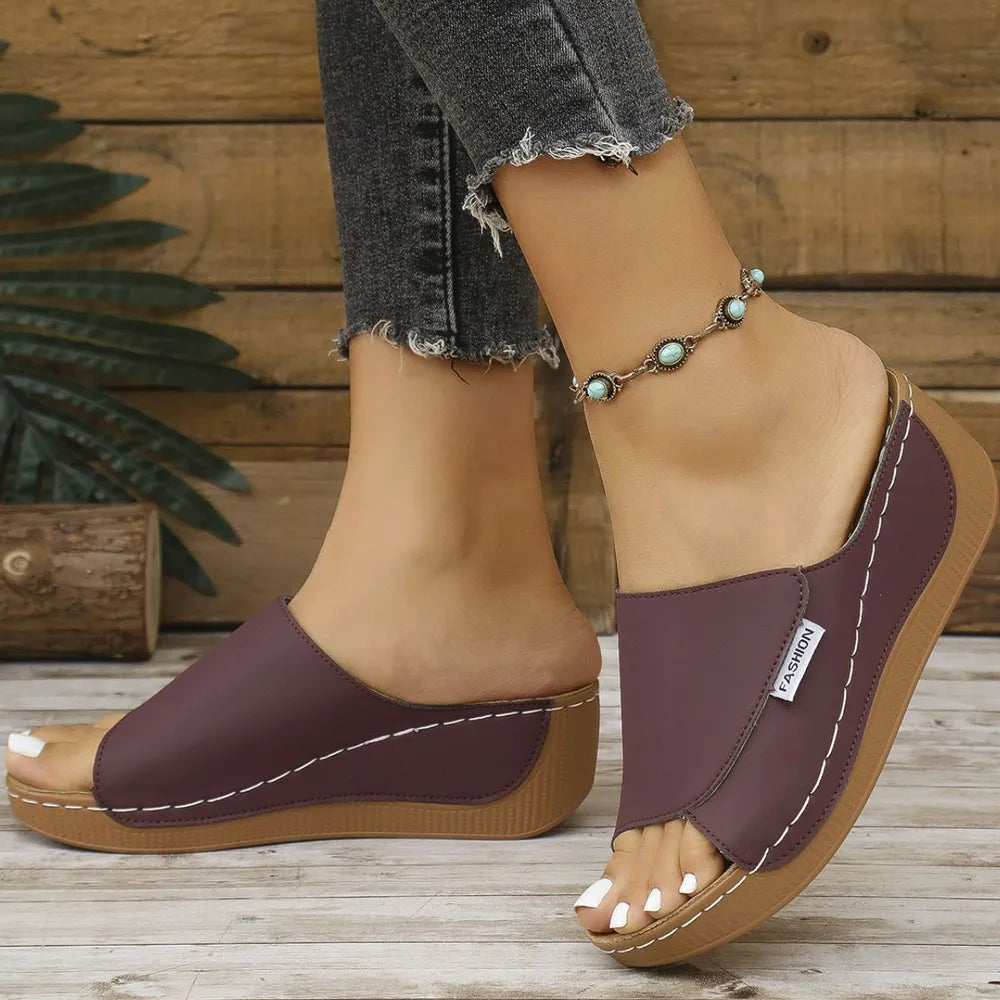 Open Toe Wedge Sandals