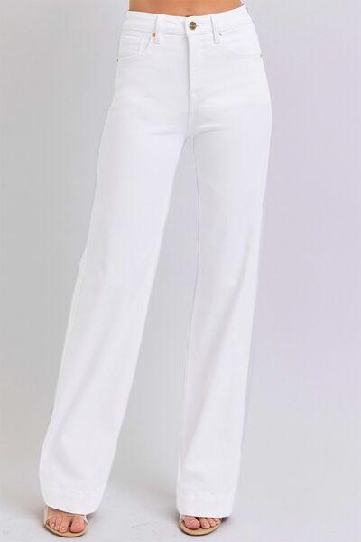 RISEN Full Size High Waist Straight Jeans - Clothes For Her Online Store