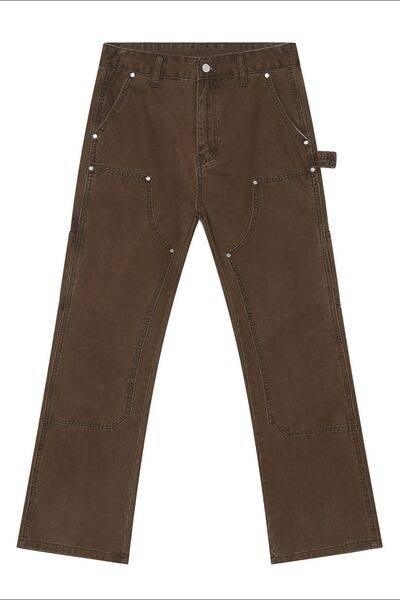 Mid Rise Baggy Jeans with Pockets - Clothes For Her Online Store