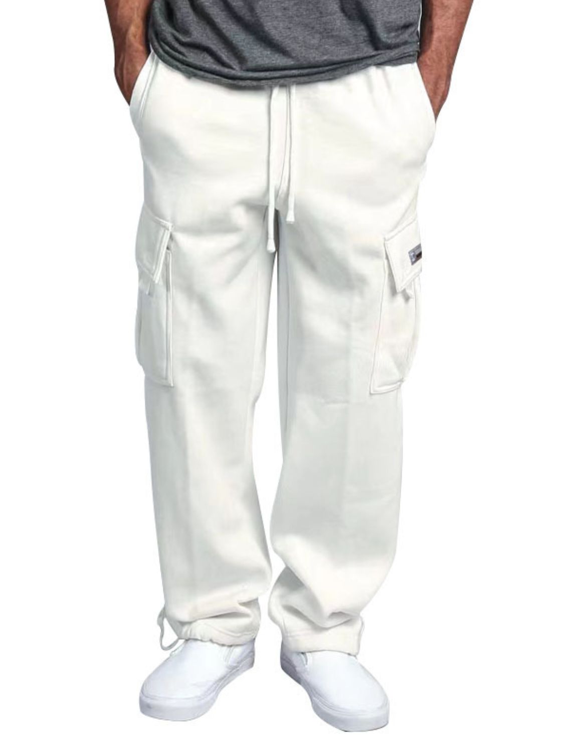 Men's Full Size Drawstring Pants Plus Size