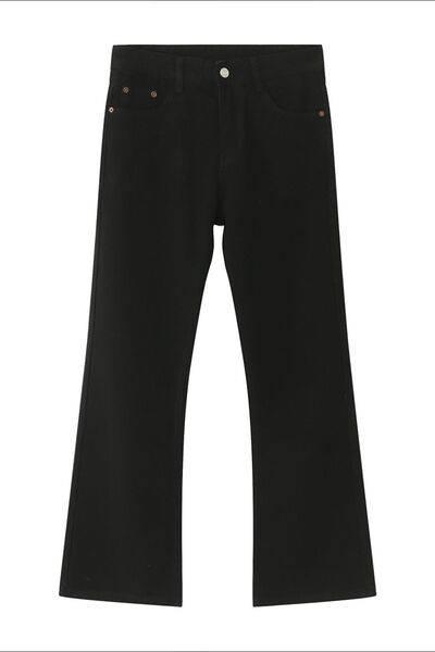 Mid Rise Jeans with Pockets - Clothes For Her Online Store