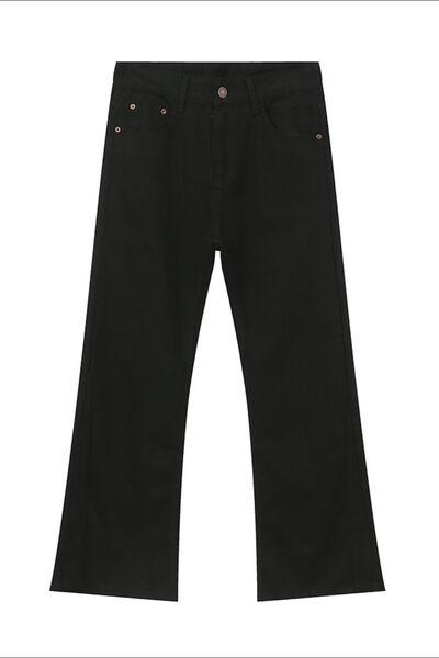 Mid Rise Jeans with Pockets - Clothes For Her Online Store