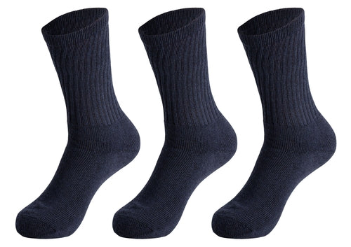 3 Pairs Cotton Crew Socks for Women Athletic Sport Socks