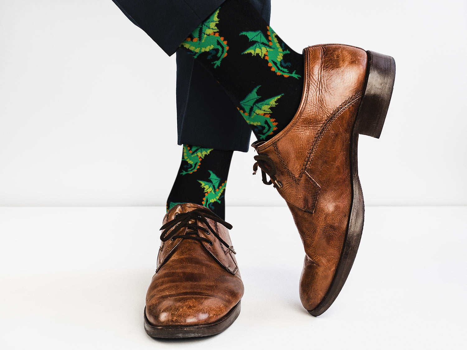 Cute Casual Designer Animal Socks - Dragon for Men and Women