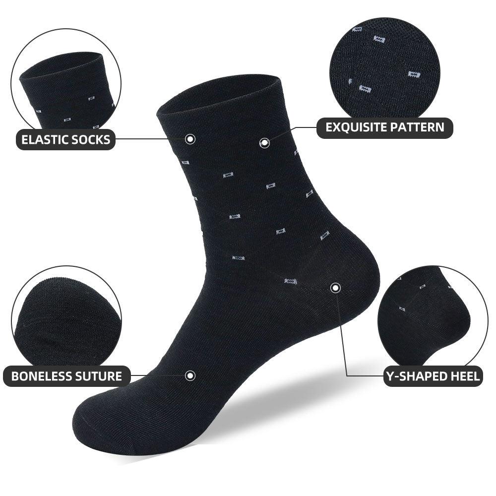 Ramie solid color socks for men four seasons sports