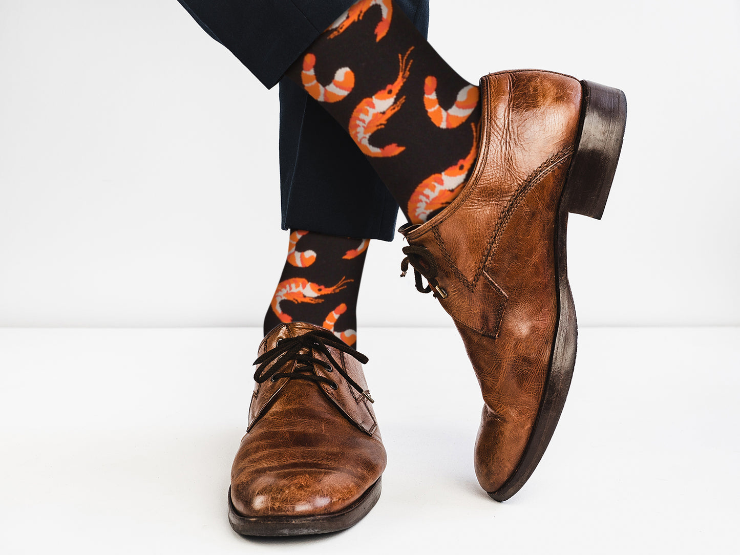 Sick Socks – Shrimp – Food Industry Casual Dress Socks