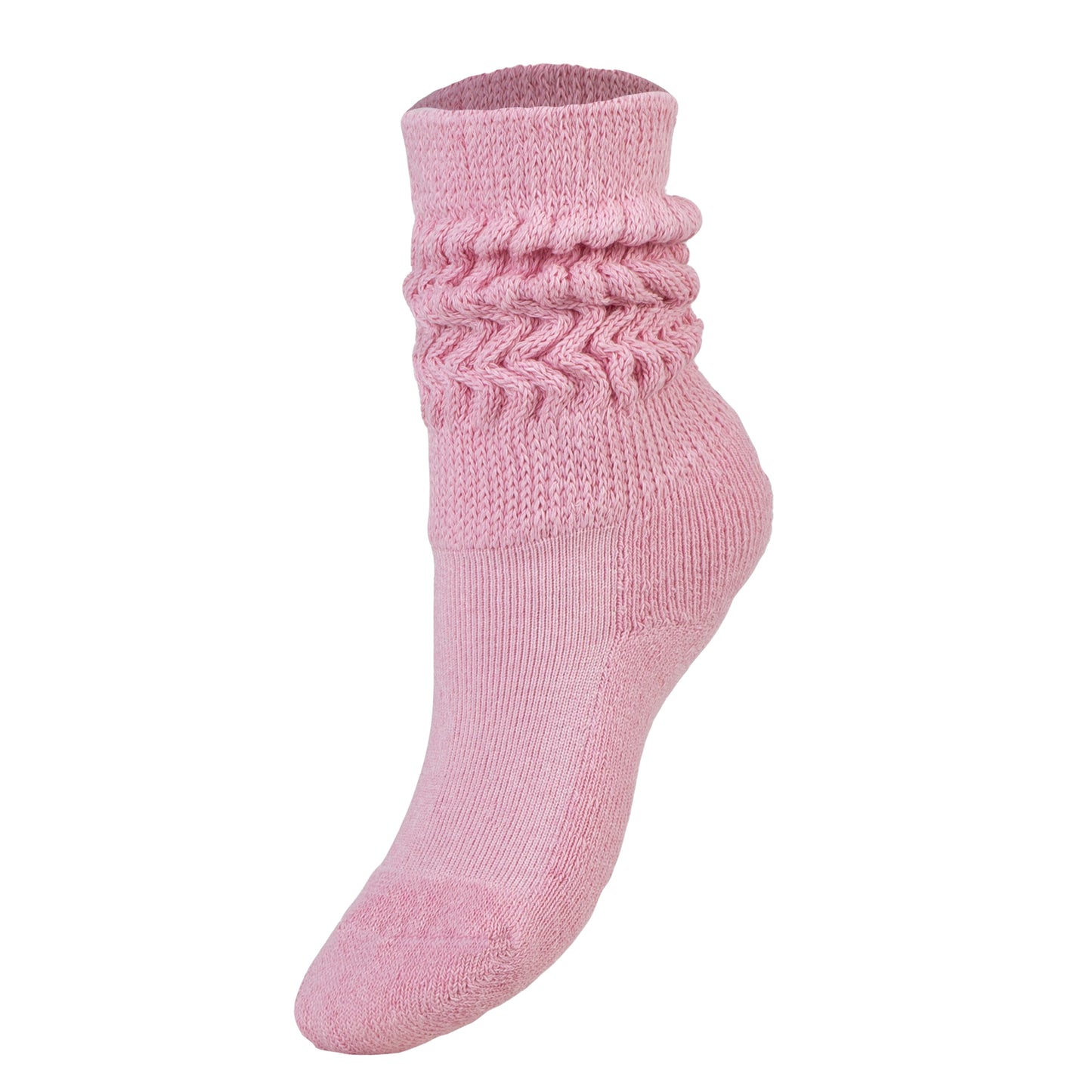 Pink Kids Slouch Socks 1 Pair Cotton Knee High Kids Socks