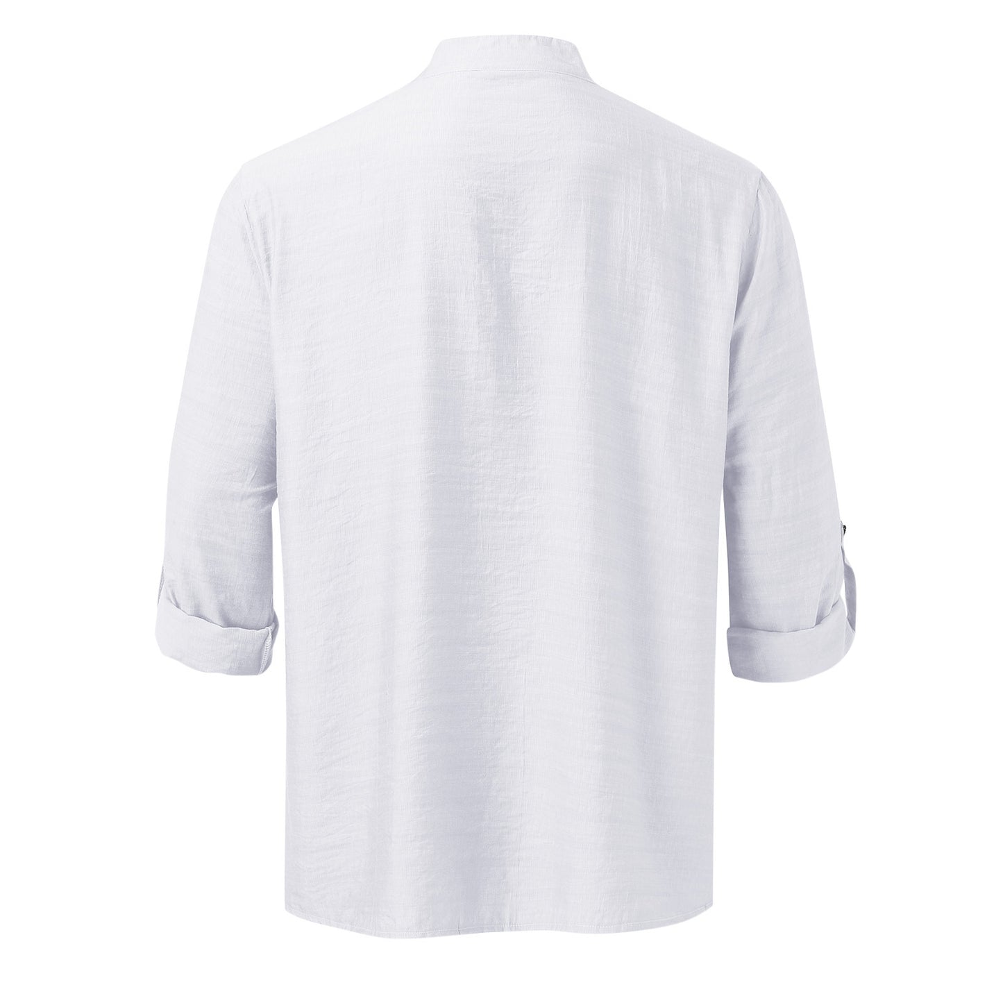 Men's Full Size Half Button Long Sleeve Shirt Plus Size - Clothes For Her Online Store