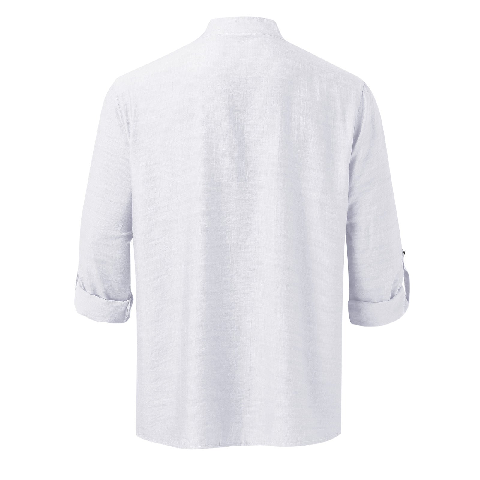 Men's Full Size Half Button Long Sleeve Shirt Plus Size - Clothes For Her Online Store
