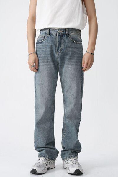 Mid Rise Men's Jeans with Pockets - Clothes For Her Online Store