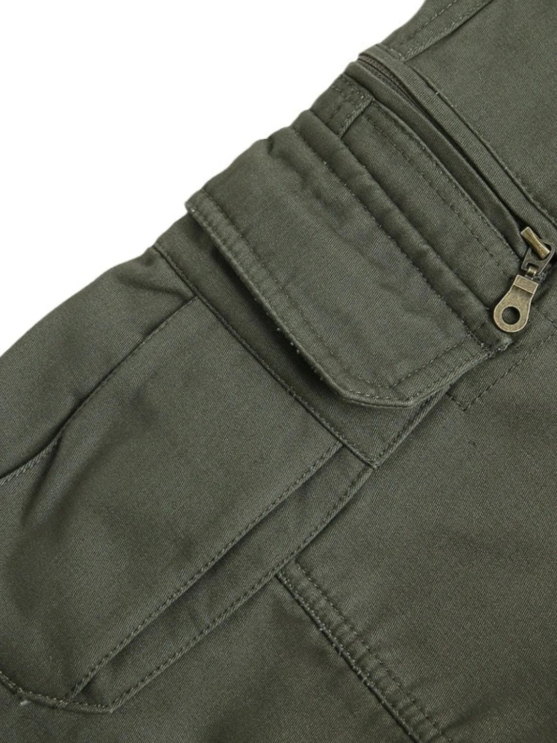 Men's Solid Color Cargo Pants