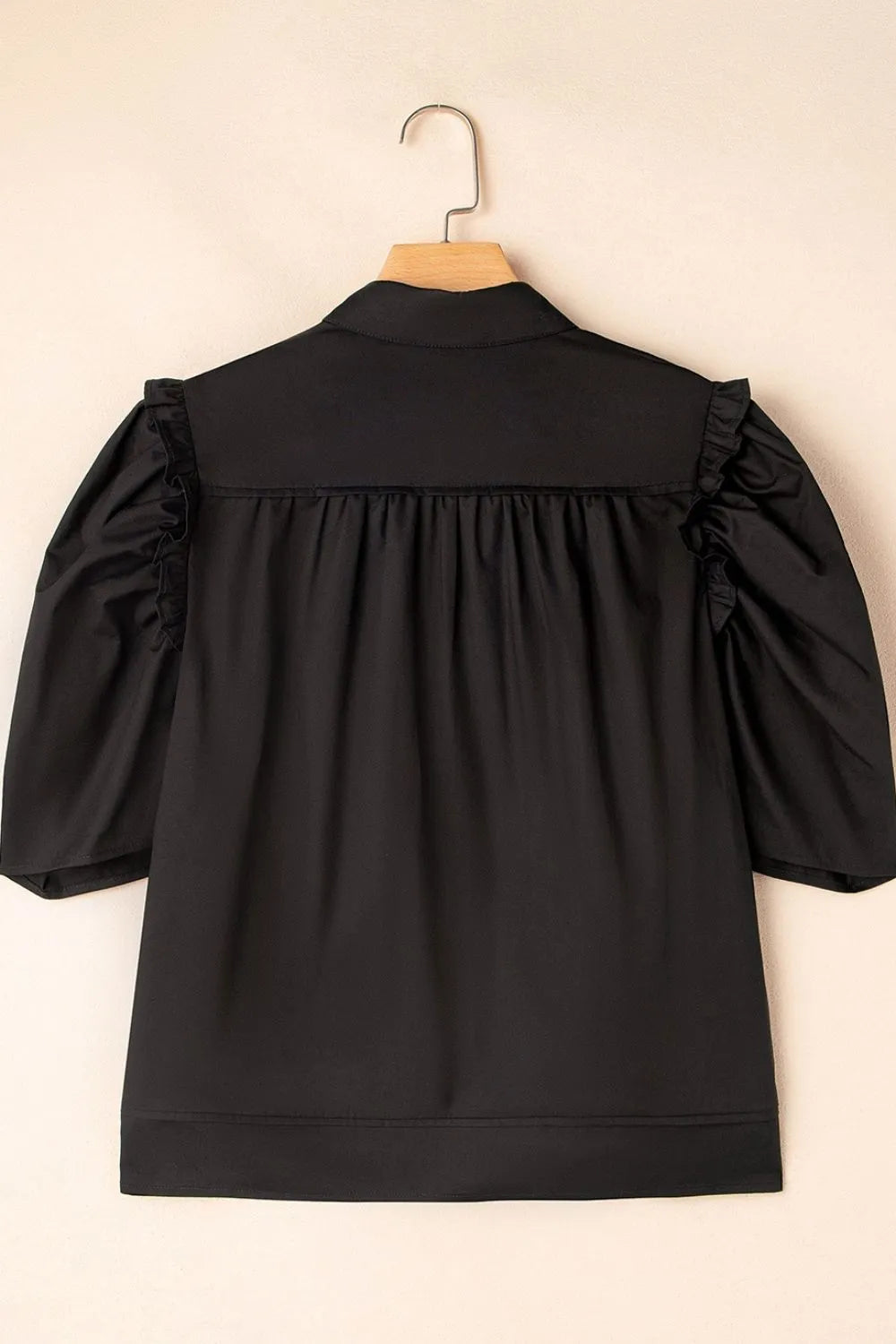 Puff Sleeve Button Down Shirt