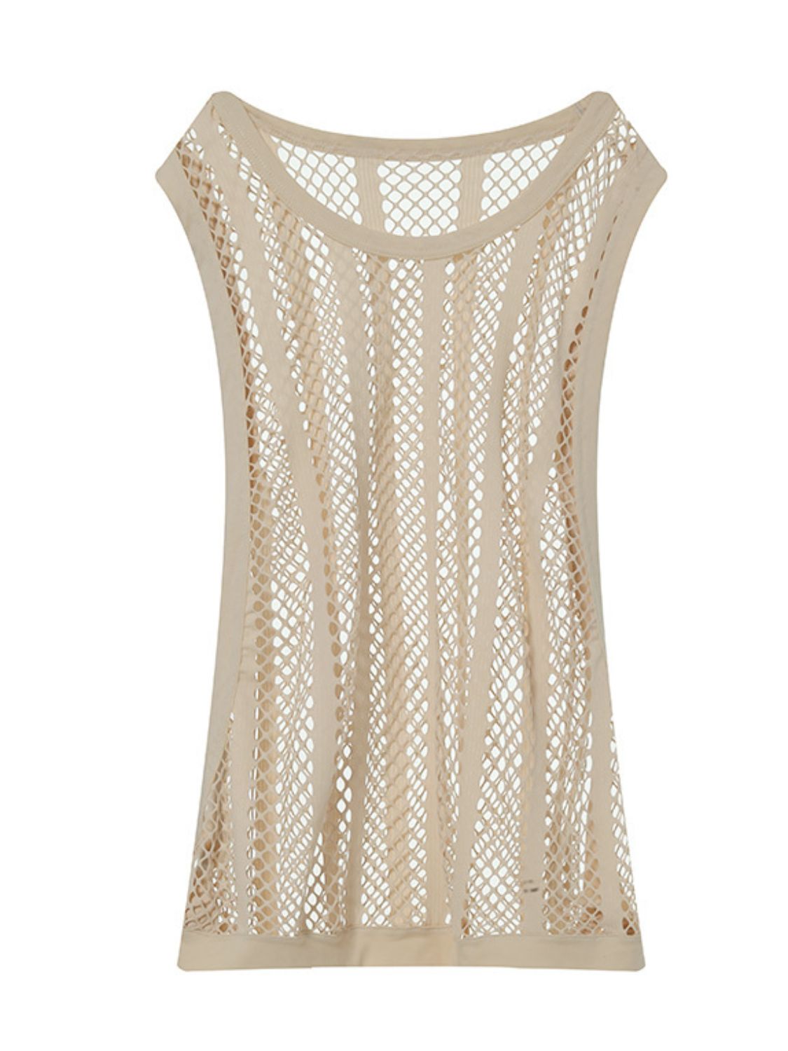Men's Openwork Round Neck Tank
