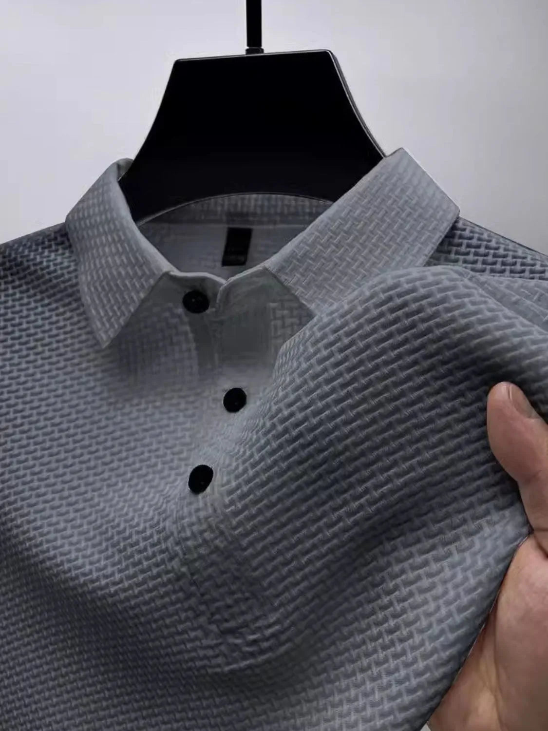 Men's Full Size Collared Neck Polo Plus Size