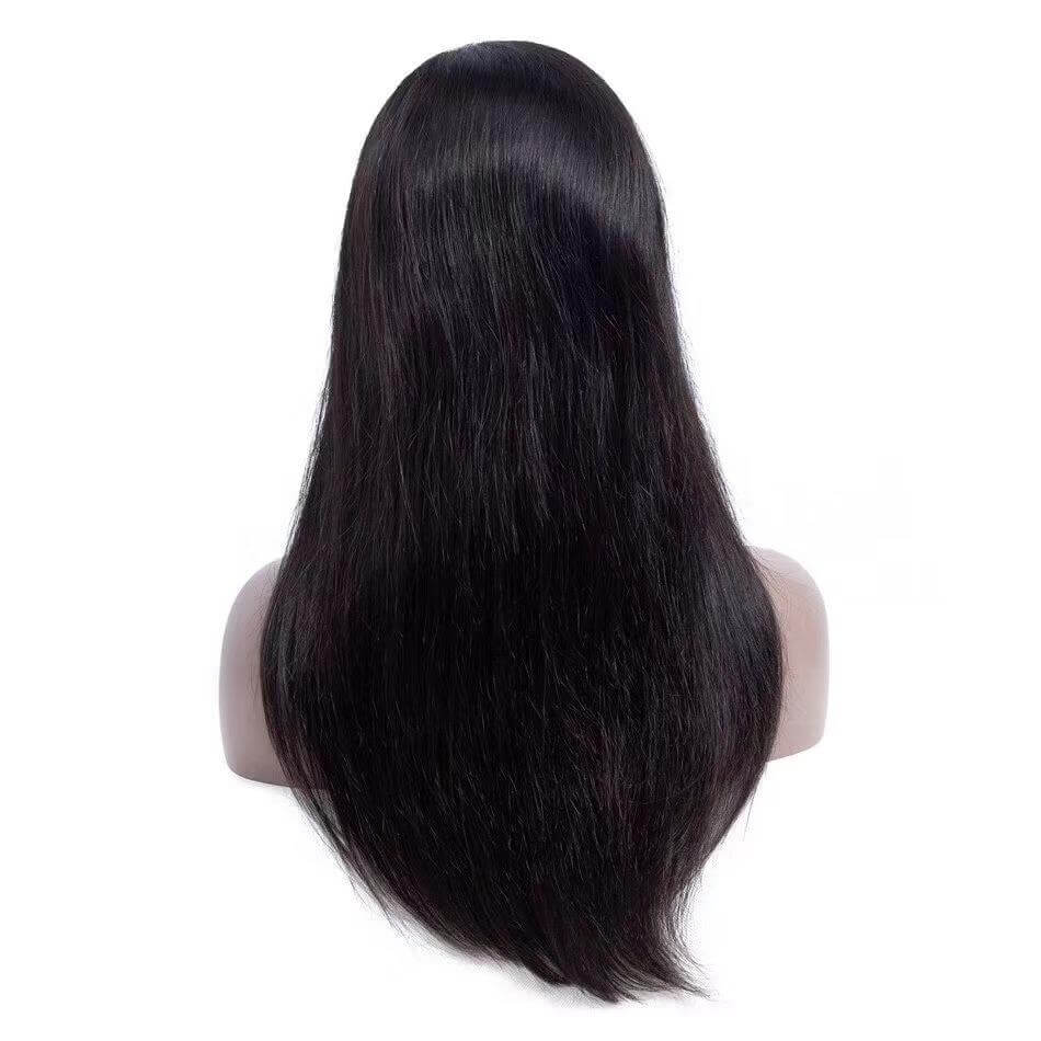 Straight Hair 13x6 Transparent Lace Frontal Brazilian Human Hair WigsBrand Name: Beumax Hair Material: Remy Human Hair Texture: Straight Weight: 180% is 270g and 200% is 380g Model Number: 13x6 hd lace closure wig Cap Size: Average Size Color: Natural Bla