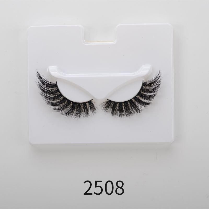 25mm Angel Winged Eyelashes Handmade Thick Theatrical Curly Fake Eyelash Black Natural Long Lash For Eyelash Extension WholesaleDetails