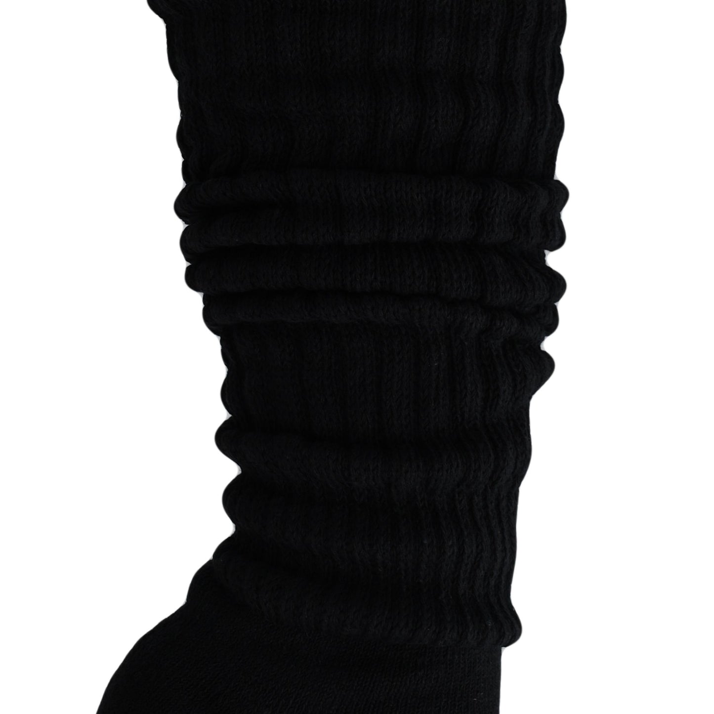 Women's Extra Long Slouch Scrunch Socks Knee High, Cotton Blend, Pack of 2, Fits Shoe Sizes 5-10, 80s Style, 28 Colors