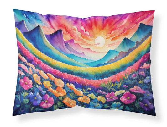 Petunias in Color Standard Pillowcase Lightweight Super Soft Easy Care Decorative Artwork Pillowcase, Standard
