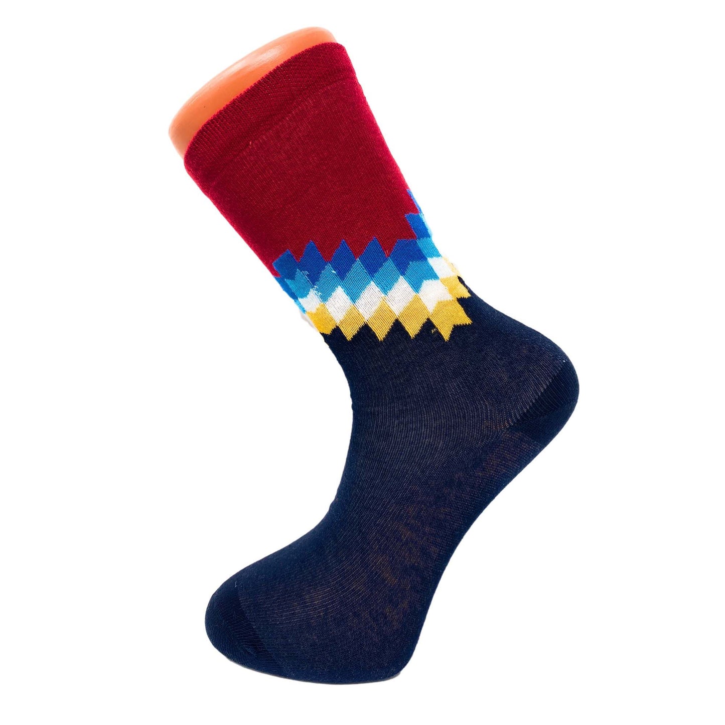 Colorful Funny Socks Novelty Crazy Cotton Crew Dress Socks 6 Pairs