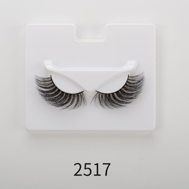 25mm Angel Winged Eyelashes Handmade Thick Theatrical Curly Fake Eyelash Black Natural Long Lash For Eyelash Extension WholesaleDetails