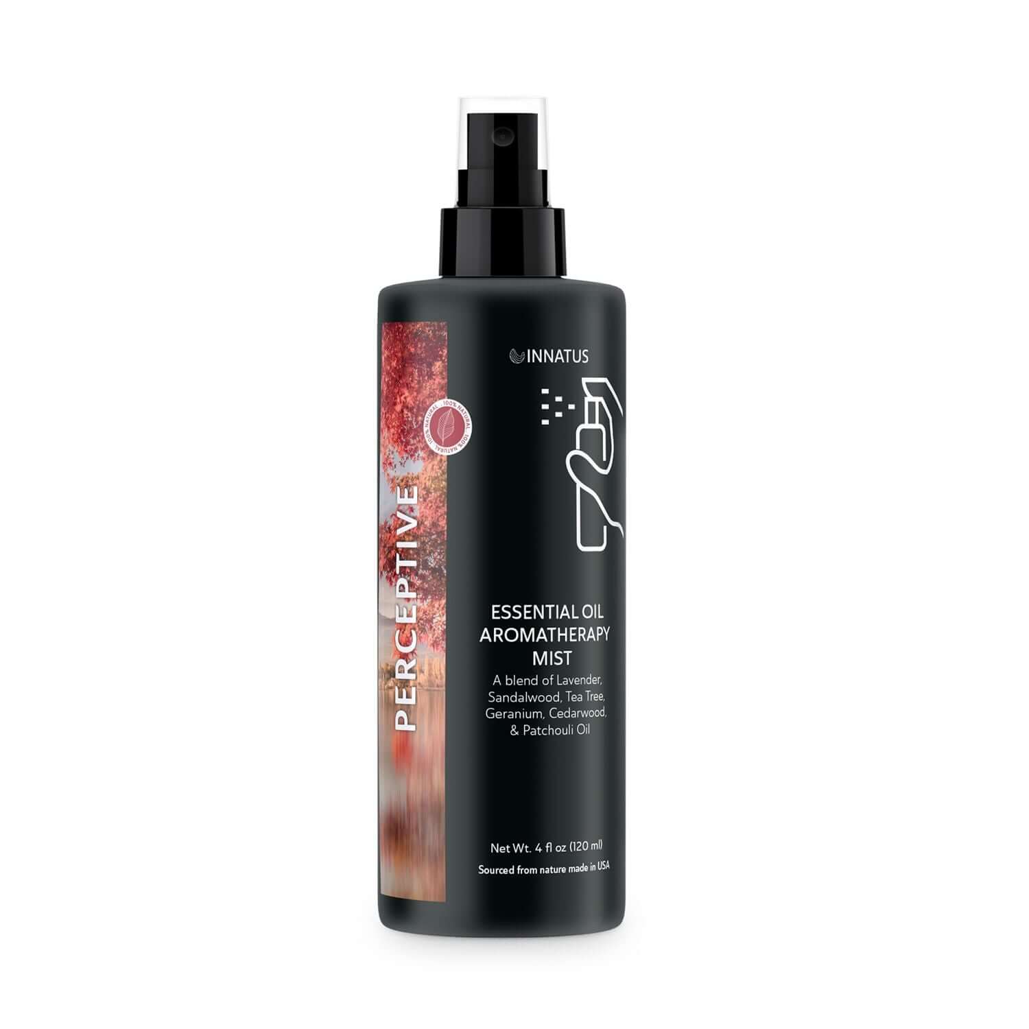 Essential Oil Aromatherapy Perceptive Mist – 4oz Clarity-Boosting Spray for Home, Office, & Car – Natural, Alcohol-Free Essential Oil Blend for Focus & Refreshment "