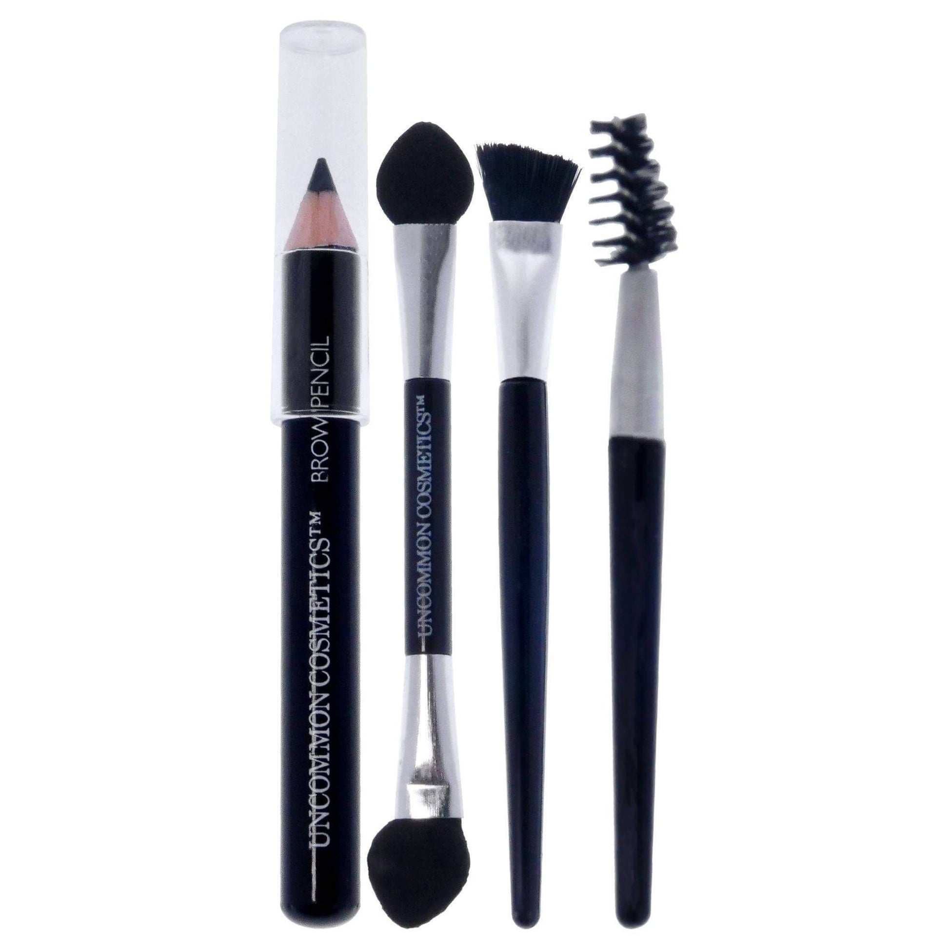 The Brow Bar by Uncommon Cosmetics for Women - Eyebrow Pencil, Eyebrow Powder Brush, Brow Angled Brush, Spoolie, 0.05oz Eyebrow Wax, 0.2oz Brow Gel, 0.48oz Brow Powders - Clothes For Her Online Store