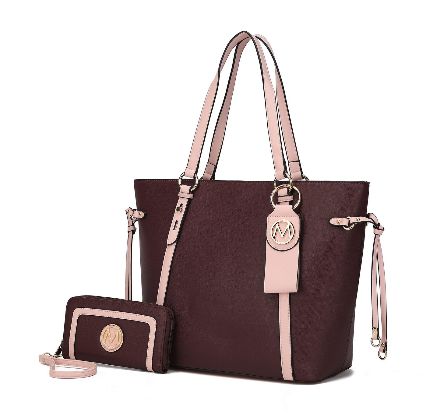 MKF Collection Kioea Tote with Wallet & Detachable Key Ring Set by Mia K