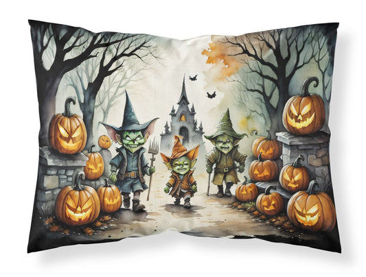 Goblins Spooky Halloween Standard Pillowcase Lightweight Super Soft Easy Care Decorative Artwork Pillowcase, Standard