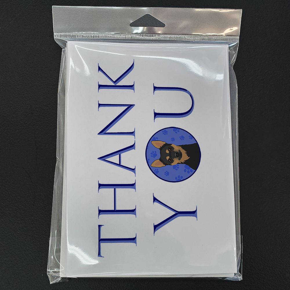 Chihuahua Black and Tan #1 Thank You Greeting Cards Pack of 8 Blank Cards with Envelopes Whimsical A7 Size 5x7 Blank Note Cards