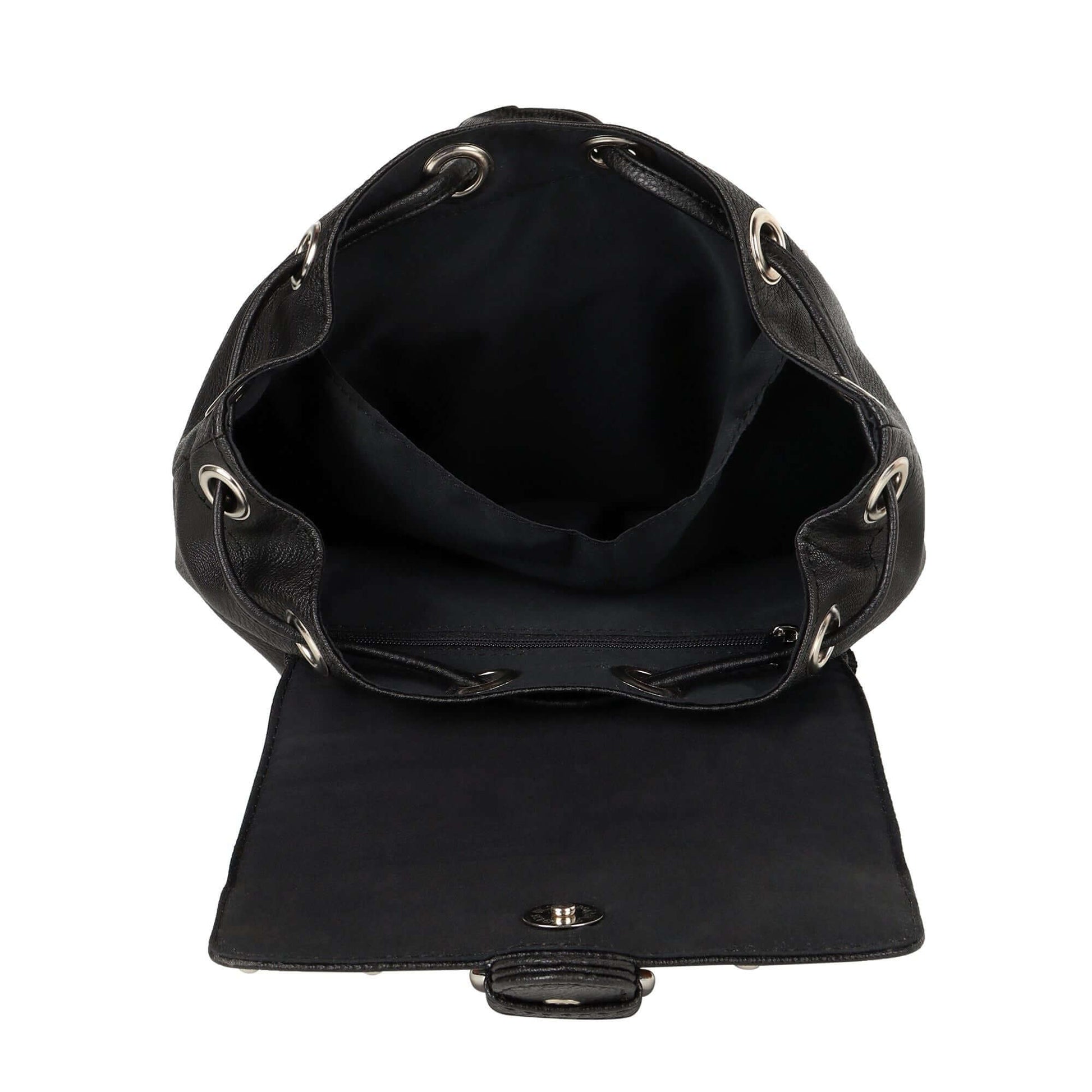 Melanie Brown Leather Mini Backpack