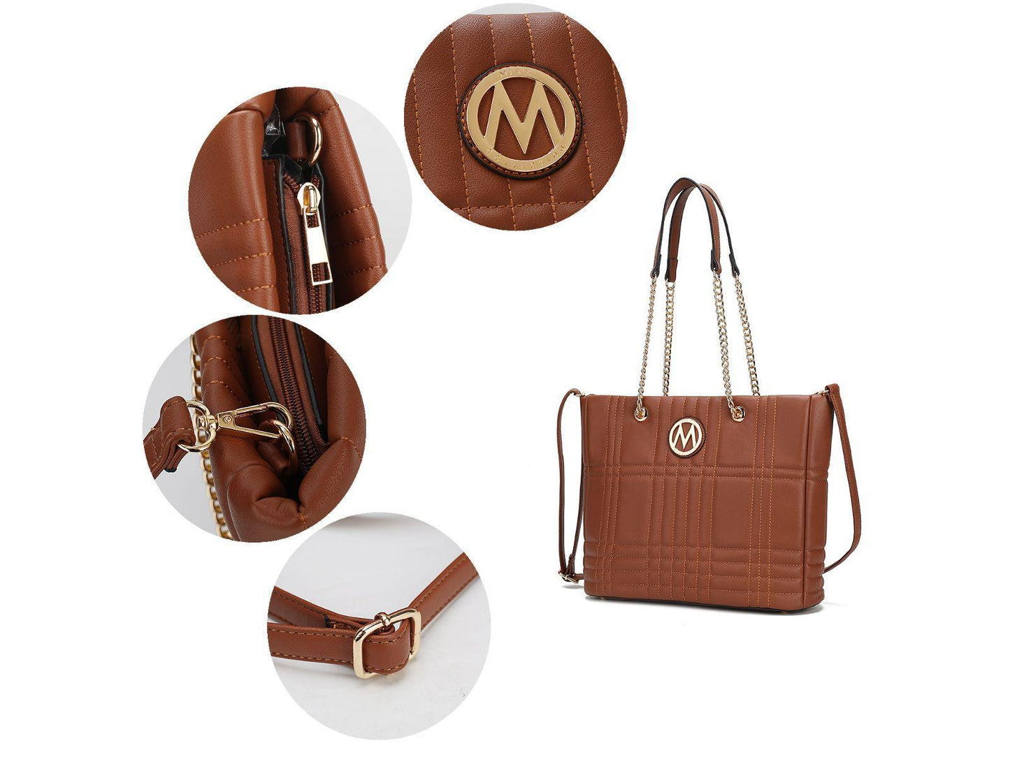 MKF Collection Alyne Vegan Leather Women Shoulder Bag by Mia k