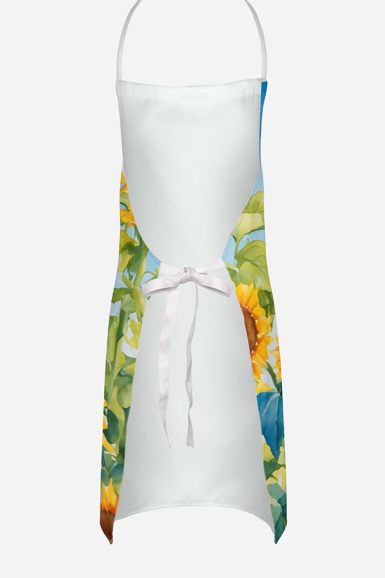 Labrador Retriever in Sunflowers Apron Cooking Kitchen Server Baking Crafts Gardening for Adult Women Men, Unisex, Large, Multicolor