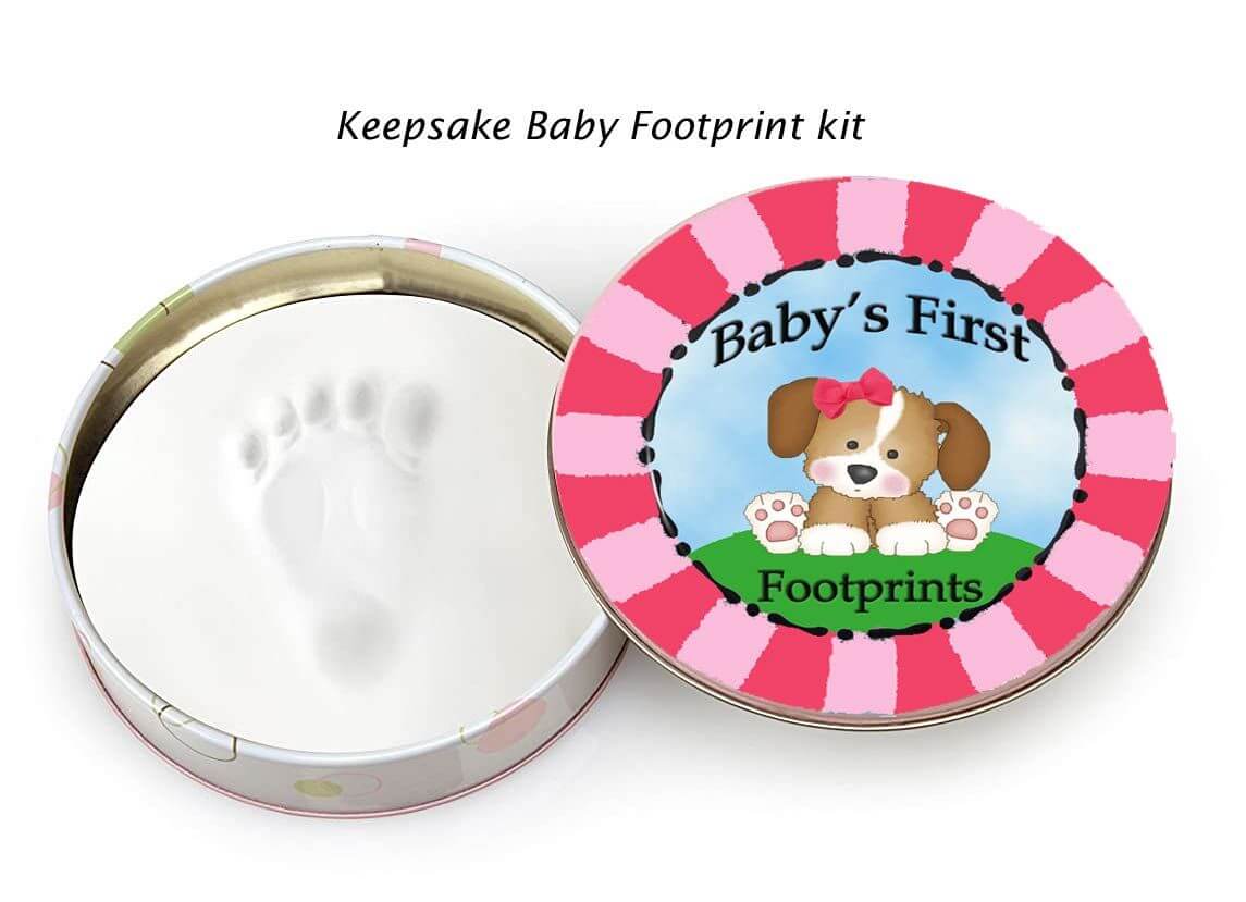 Puppy Love New Baby Gift Basket - Pink